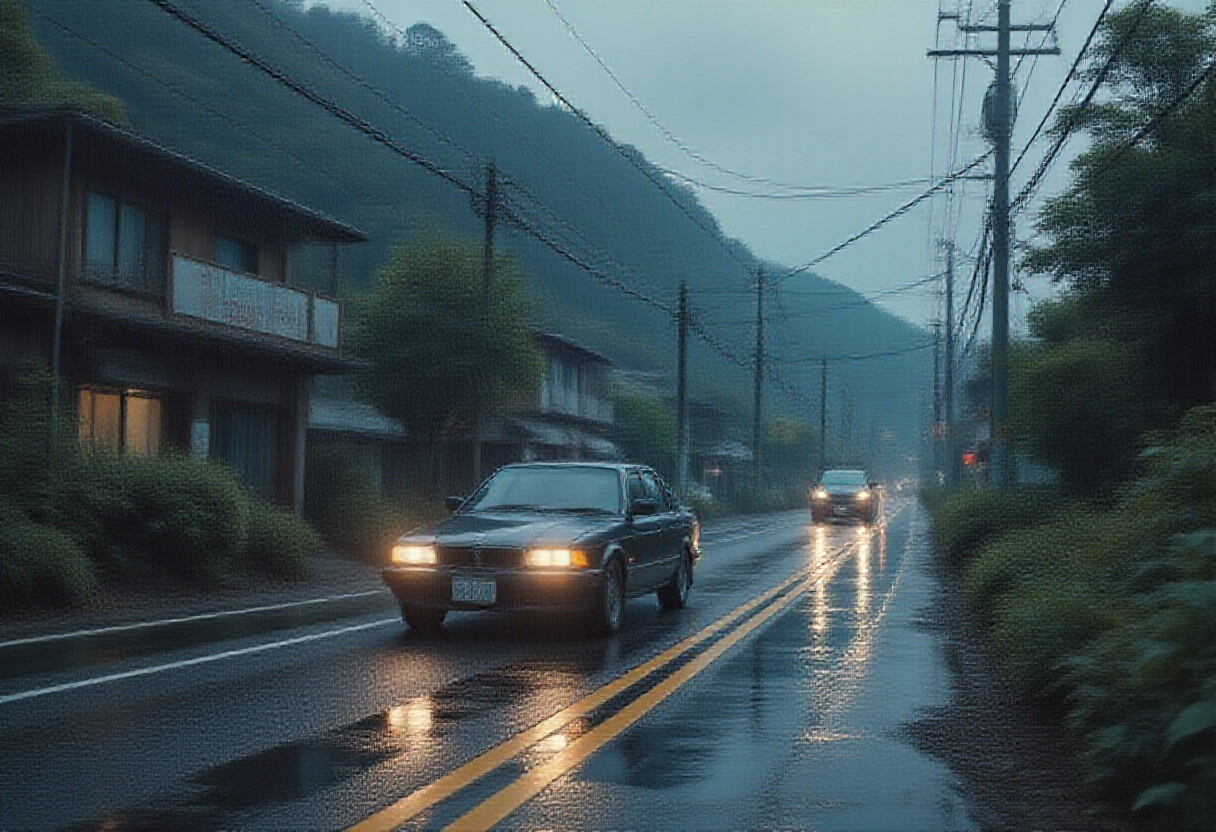 The drive in. Panel 007, The Stop.