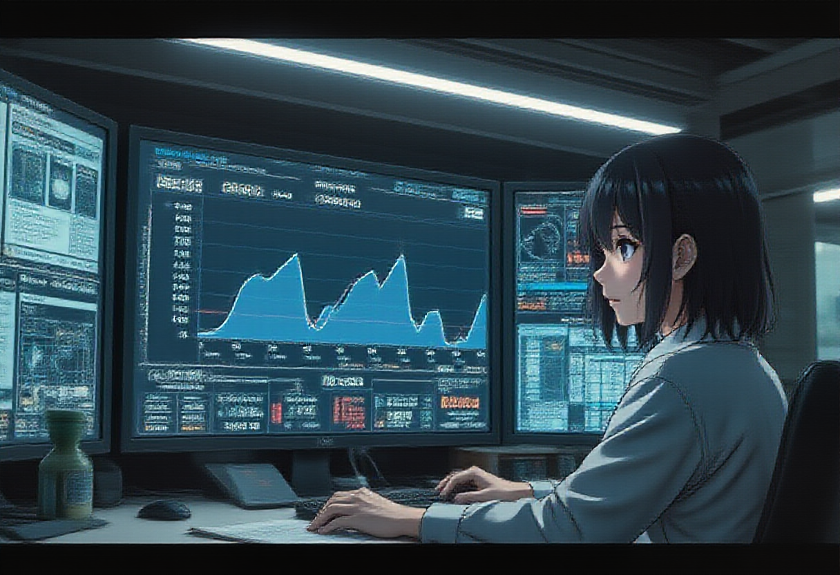 One tooth in the graph. Panel 008, The Stop.