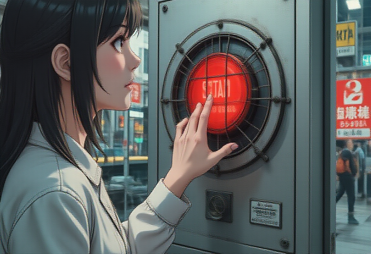 The isolator. Panel 013, The Stop.