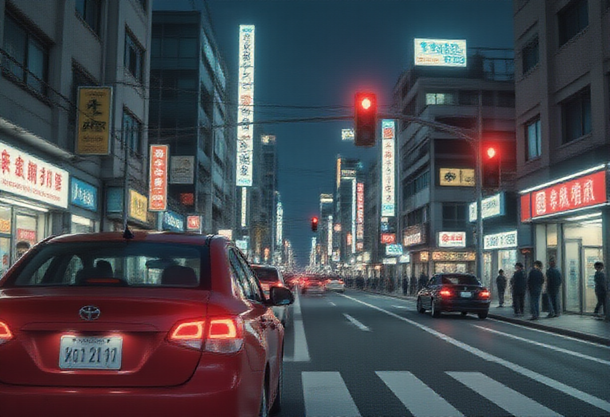 Every light red. Panel 041, The Test.