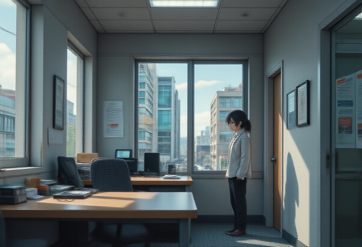 The empty desk. Panel 085, The Price of a Friend.