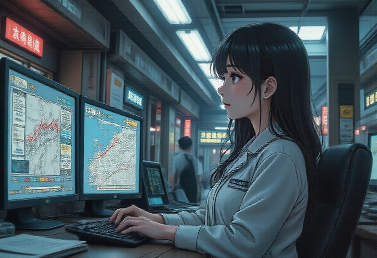 The machine expected her. Panel 107, The Descent.