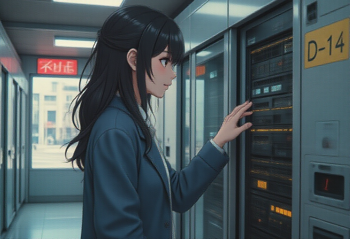 Palm on the warm cabinet. Panel 112, The Descent.