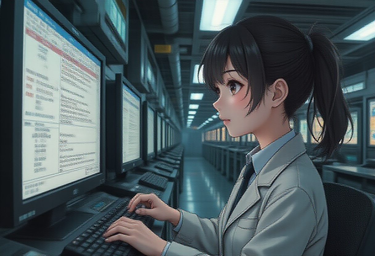The blinking cursor. Panel 113, The Descent.